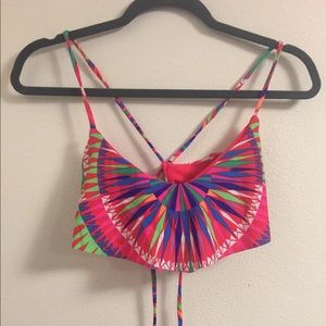 Mara Hoffman Swim Supernova Cropped Bikini Top